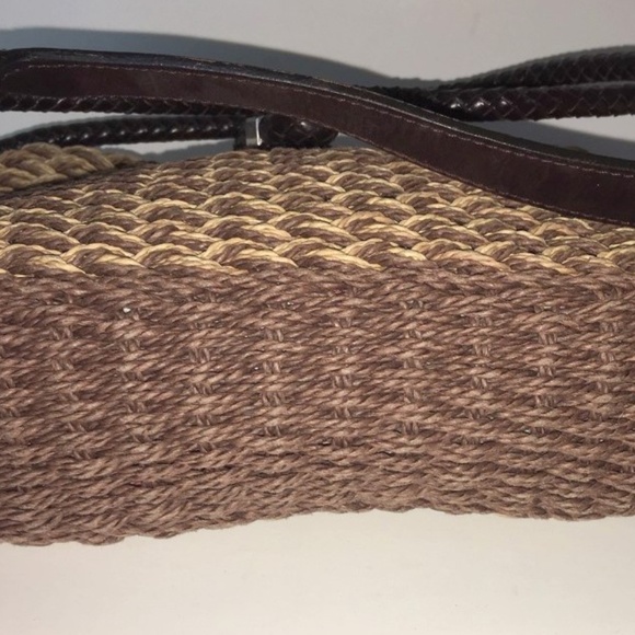 Brighton Straw and Leather Handbag - Picture 4 of 6